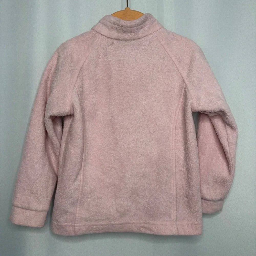 Columbia Benton Springs Pink Full Zip Fleece Jacket Kids 4T XA6002